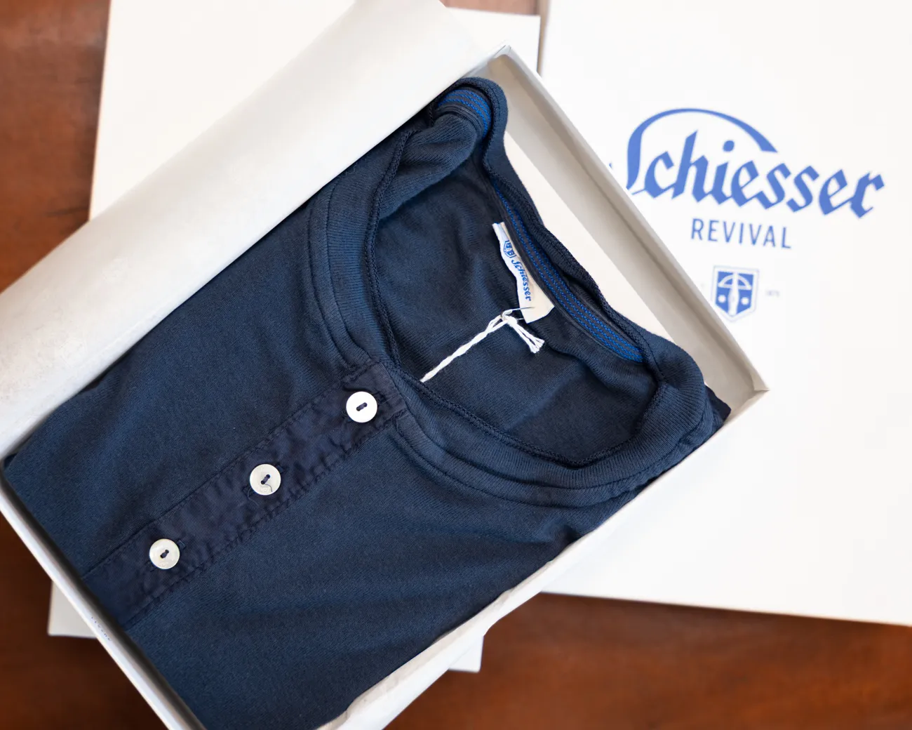 Schiesser Revival Karl-heinz Henry neck T-shirt 03